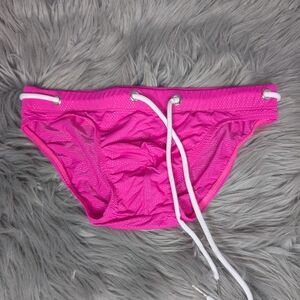 NWOT Mens Pink Swim Bottoms Trunks